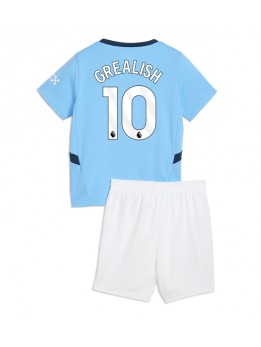 Manchester City Jack Grealish #10 Dječji Domaci Dres kompleti 2024-25 Kratak Rukavima (+ kratke hlače)